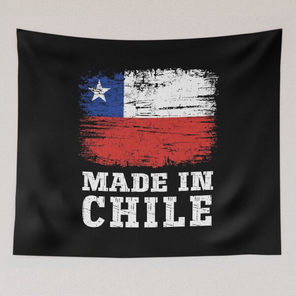 Item preview, Vintage Made in Chile Distressed Chilean Flag designed and sold by Dmetalx Art Apparel.