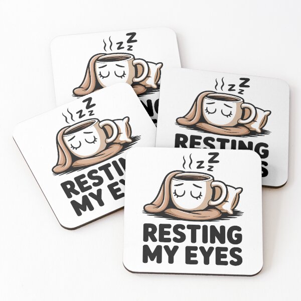 Item preview, Resting My Eyes Sleepy Coffee Nap designed and sold by MooonTees.