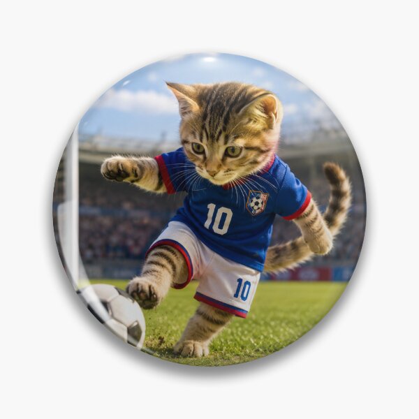 Item preview, Funny Soccer Cat designed and sold by Brij Raj.