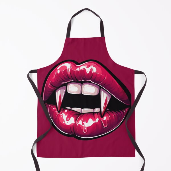 Item preview, Pink Vampire Lips with Fangs designed and sold by NerdiPop.