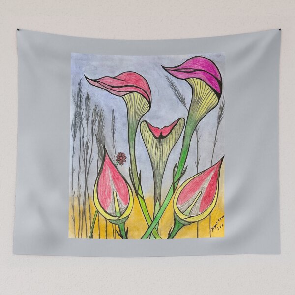 Item preview, Calla Lilly in pencil designed and sold by Haxson37art.