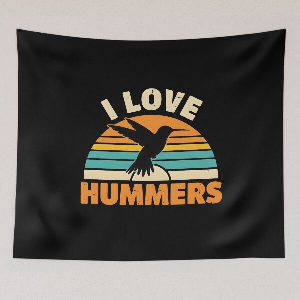 Item preview, I Love Hummers Funny Hummingbird Design for Bird Lovers and Colibri Fans designed and sold by Redgiant87x.