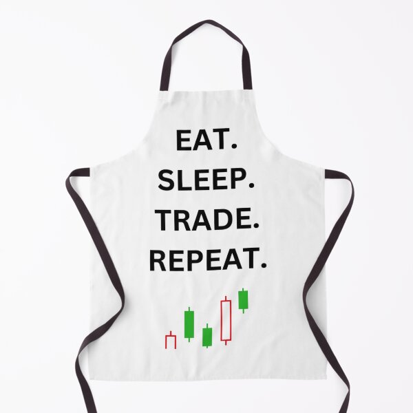 Item preview, Eat Sleep Trade Repeat Candlestick Chart Trader Design designed and sold by SmartMoneyMugs .