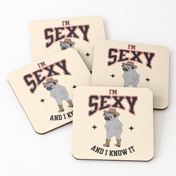 Item preview, Funny Cowboy Pug I'm Sexy And I Know It – Western Dog Lover Gift designed and sold by 3T3rnalArts.