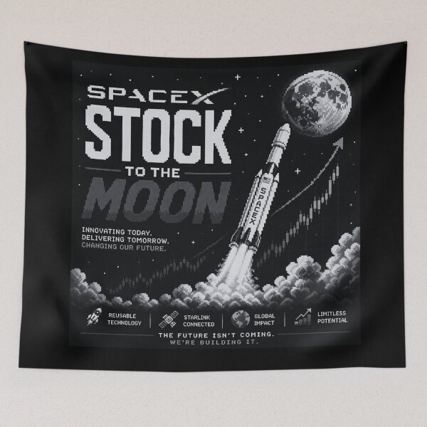 Item preview, SPCX Investor | SpaceX IPO Speculation Stock Market Design designed and sold by TEEJAMBOREE.