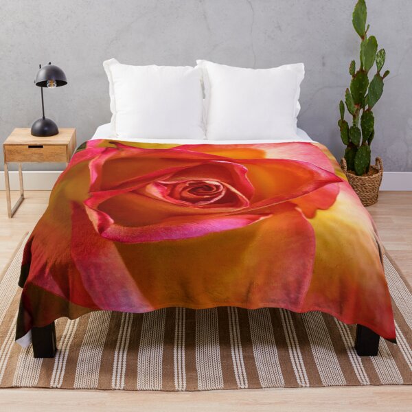 Item preview, Vibrant Yellow and Red Bi-Color Rose Macro designed and sold by MariaAteva.