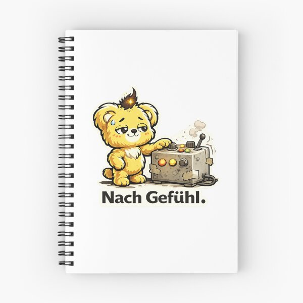 Item preview, Nach Gefühl Technician Humor Design designed and sold by WattSarkasmus.