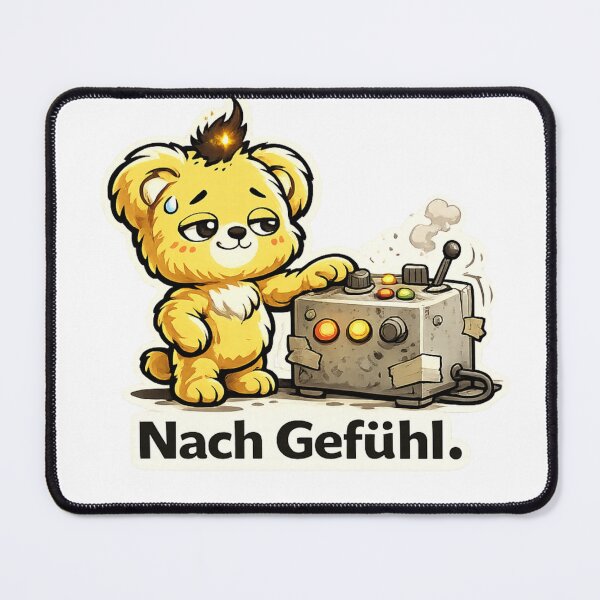 Item preview, Nach Gefühl Technician Humor Design designed and sold by WattSarkasmus.
