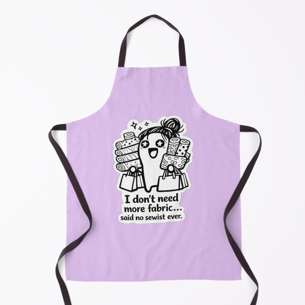 Item preview, Fabric Addict – Funny Sewing Quote Flork Style Fabric Lover Design designed and sold by EverStitchStudio ★★★★★.