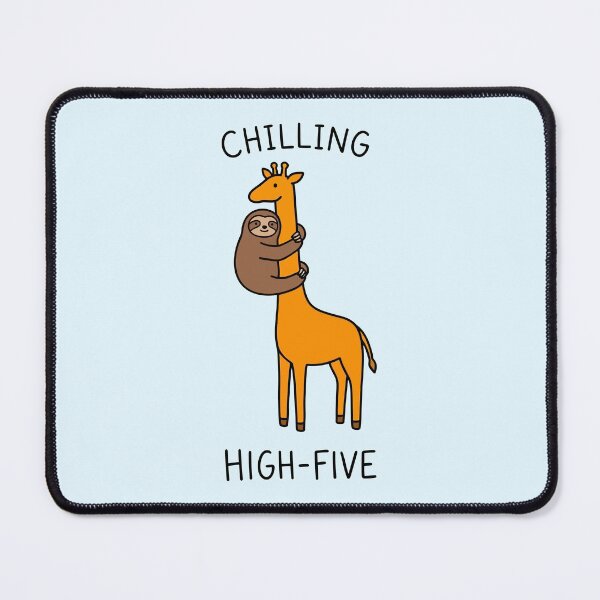 Item preview, Chilling High Five Sloth and Giraffe designed and sold by Amir Faysal.