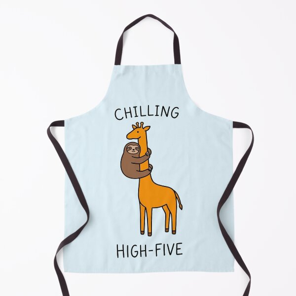 Item preview, Chilling High Five Sloth and Giraffe designed and sold by Amir Faysal.