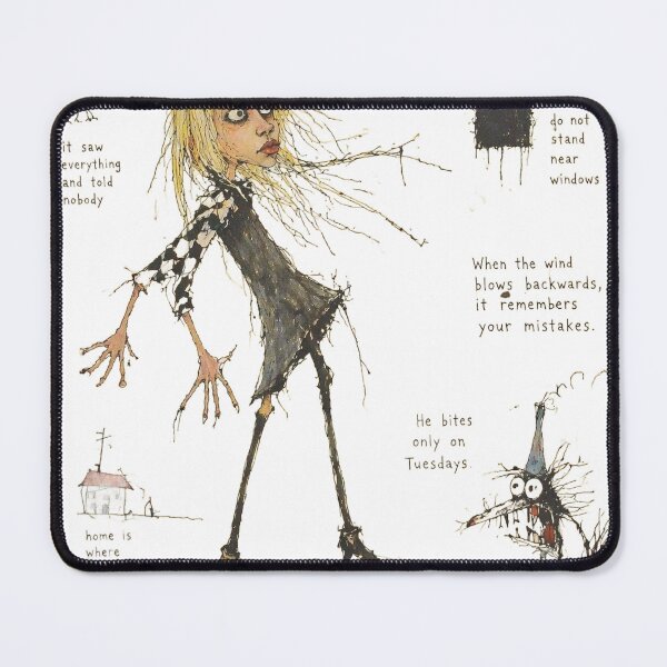 Item preview, A quirky, cartoonish character with wild hair stands. designed and sold by alexgeiart.