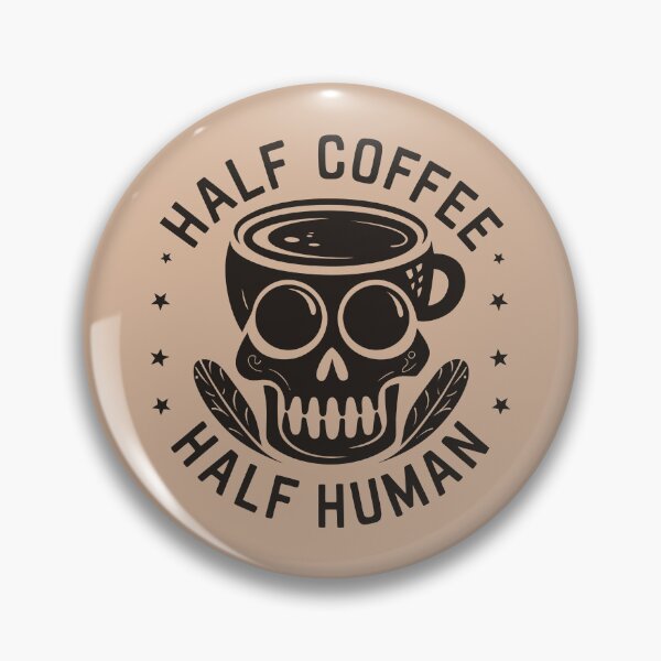 Item preview, Coffee Humor - Skull & Coffee Lover designed and sold by Kaurisdigital.
