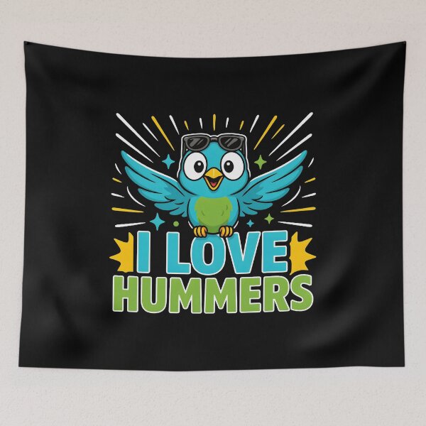 Item preview, I Love Hummers Vintage Hummingbird for Colibri Enthusiasts designed and sold by Redgiant87x.
