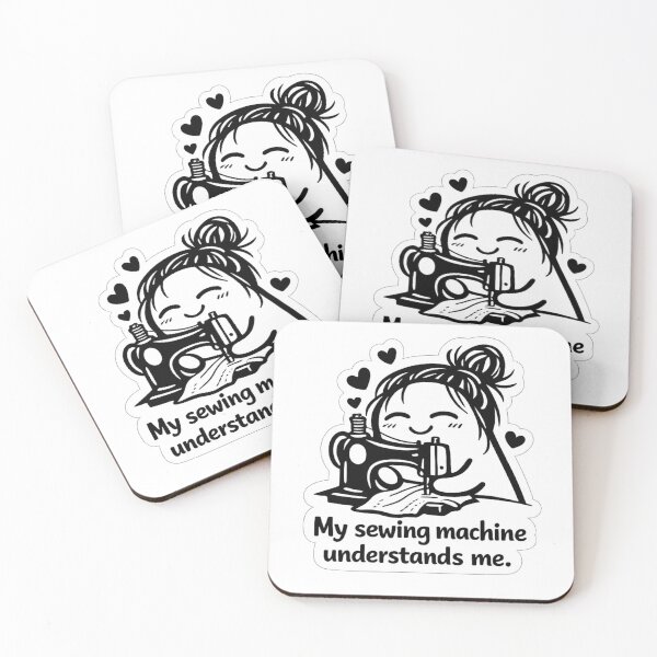Item preview, Sewing Best Friend – Funny Seamstress Sewing Machine Hug Quote Design designed and sold by EverStitchStudio ★★★★★.