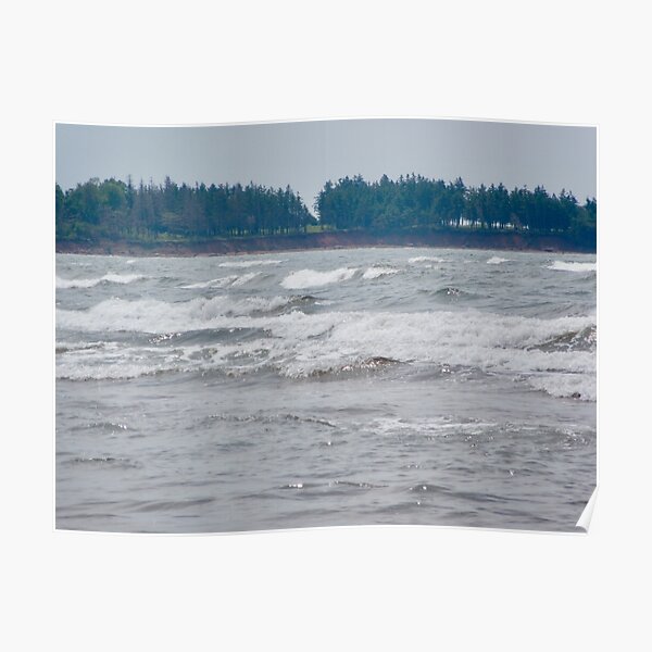 "Windy Day at Cape Traverse, PEI, Canada" Poster for Sale by Shulie1 Redbubble