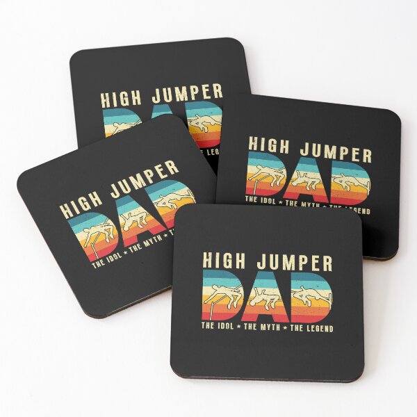 Aperçu de l'œuvre High Jumper Dad The Idol The Myth The High Jump créée et vendue par tshirtconcepts.