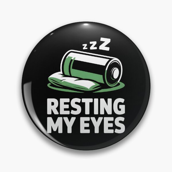 Item preview, Resting My Eyes Sleepy Battery Nap designed and sold by MooonTees.
