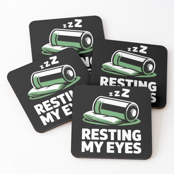 Item preview, Resting My Eyes Sleepy Battery Nap designed and sold by MooonTees.