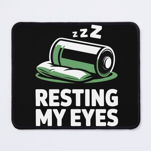 Item preview, Resting My Eyes Sleepy Battery Nap designed and sold by MooonTees.