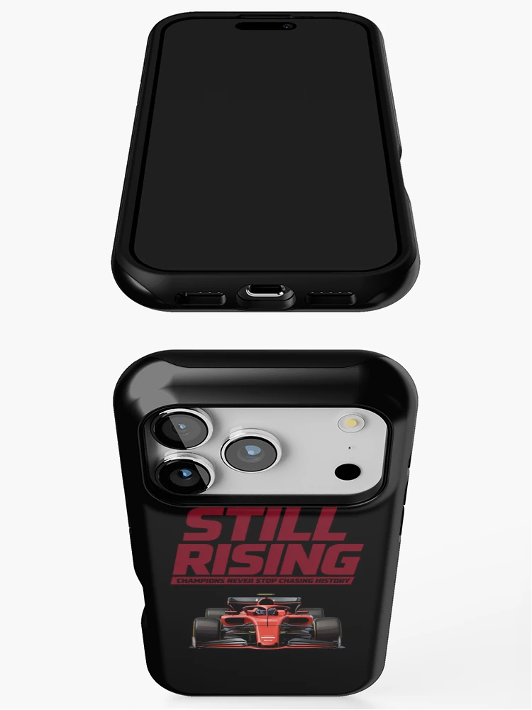 Thumbnail 3 of 4, iPhone Case, Still Rising Red Racing Machine designed and sold by Redfield Universe.