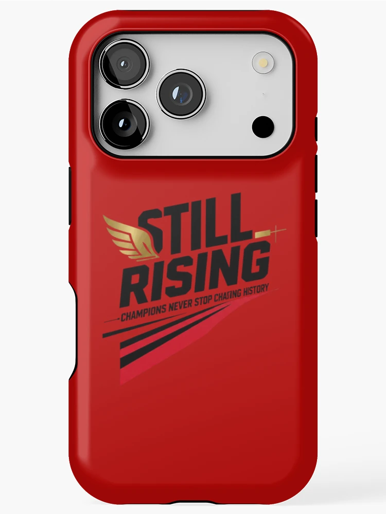 Thumbnail 1 of 4, iPhone Case, Still Rising Racing Wing Emblem designed and sold by Redfield Universe.