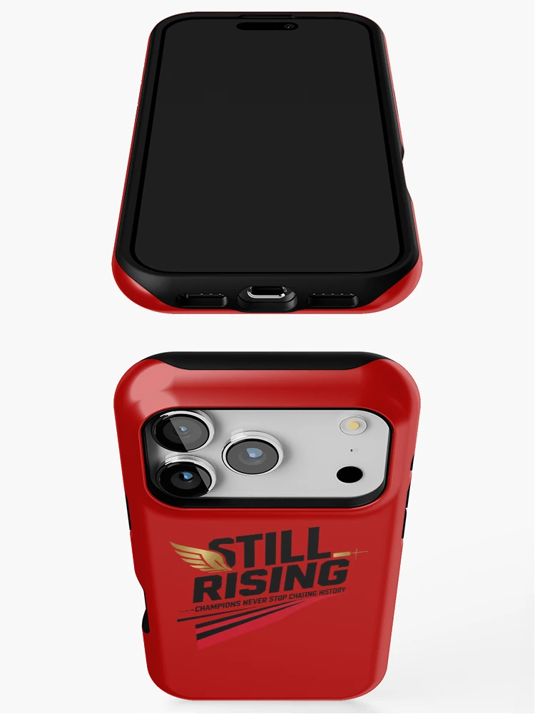 Thumbnail 3 of 4, iPhone Case, Still Rising Racing Wing Emblem designed and sold by Redfield Universe.