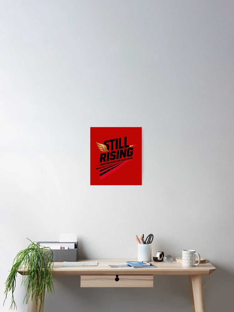 Thumbnail 2 of 3, Poster, Still Rising Racing Wing Emblem designed and sold by Redfield Universe.