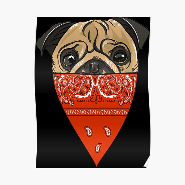 tupac dog bandana