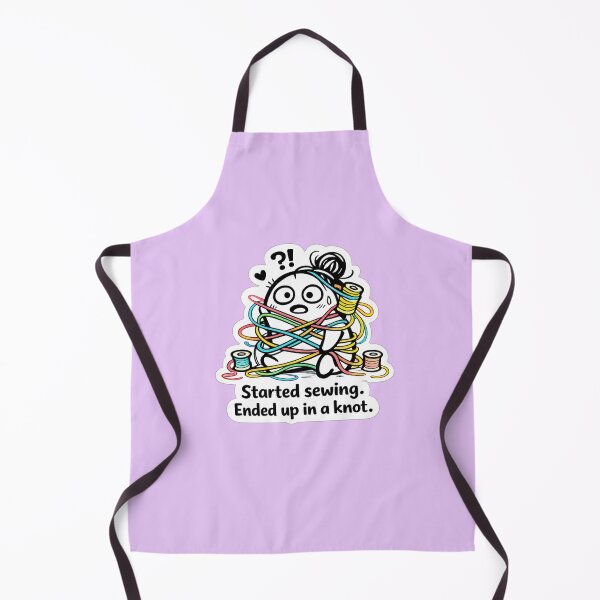 Item preview, Thread Disaster – Funny Sewing Knot Chaos Flork Style Design designed and sold by EverStitchStudio ★★★★★.