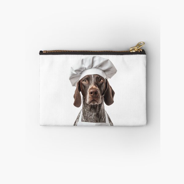 Item preview, Funny German Shorthaired Pointer Dog Chef Realistic Animal Cooking Humor Art designed and sold by LazyOwlStore.