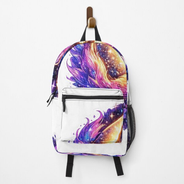 Item preview, Celestial Fox Moon Sticker | Cosmic Fantasy Fox Art designed and sold by LandlordsIndia.