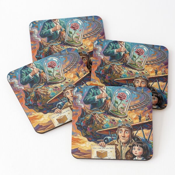 Item preview, See With Your Heart – The Little Prince Fine Art Print designed and sold by Art's Diner.