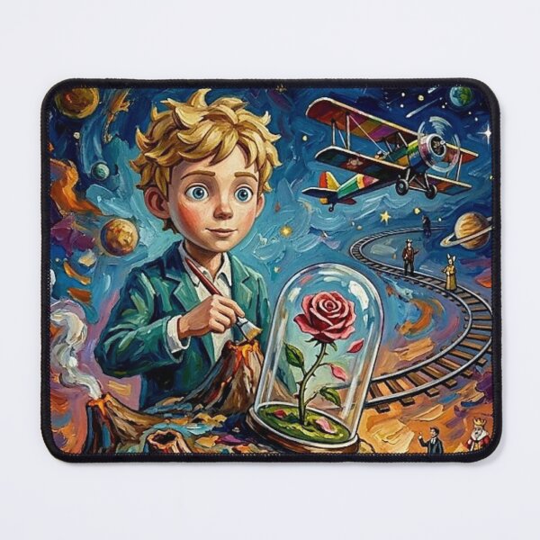 Item preview, See With Your Heart – The Little Prince Fine Art Print designed and sold by Art's Diner.