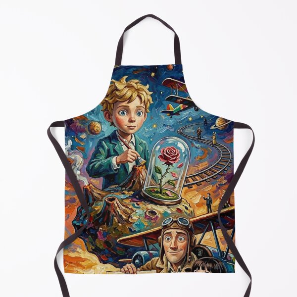 Item preview, See With Your Heart – The Little Prince Fine Art Print designed and sold by Art's Diner.