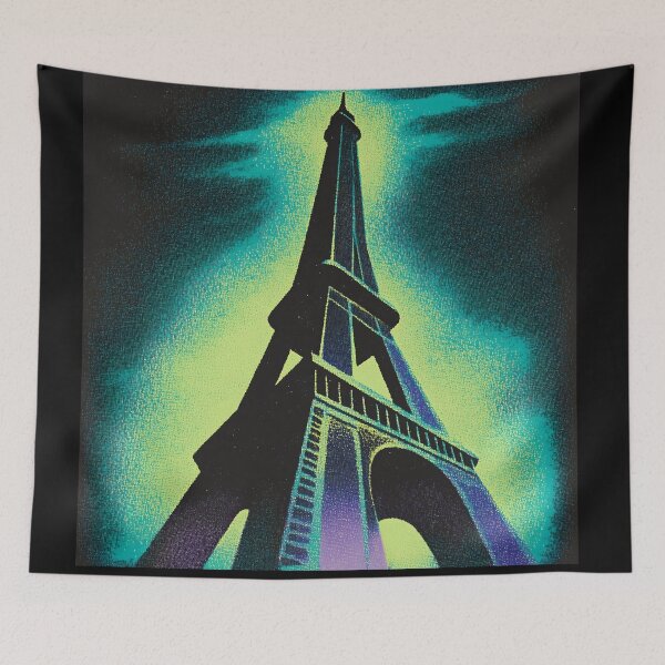 Item preview, Neon Eiffel Tower Silhouette designed and sold by ClubVacay.