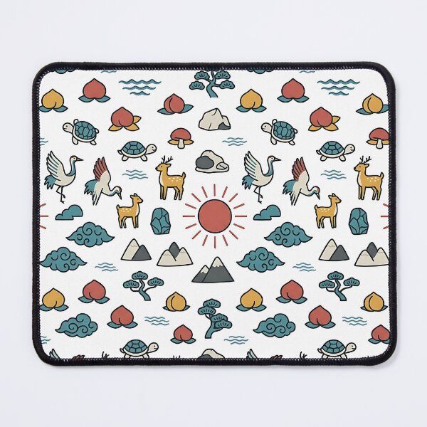 Item preview, Happy Sun Seamless Pattern | Korean Minhwa Design designed and sold by K-Tradition.