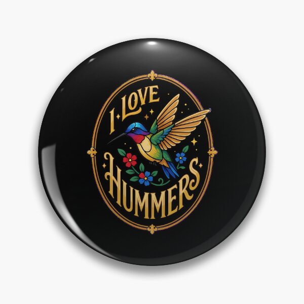 Item preview, I Love Hummers Colorful Colibri for Bird Watching Fans designed and sold by Redgiant87x.