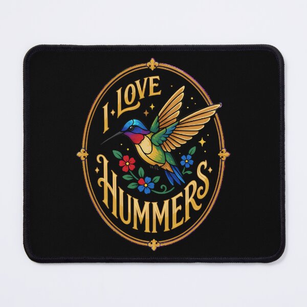 Item preview, I Love Hummers Colorful Colibri for Bird Watching Fans designed and sold by Redgiant87x.