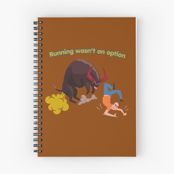 Item preview, Running Wasn't An Option Funny Bull Fart designed and sold by Justyna93.