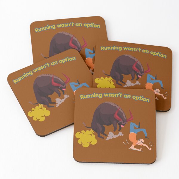 Item preview, Running Wasn't An Option Funny Bull Fart designed and sold by Justyna93.