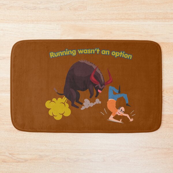 Item preview, Running Wasn't An Option Funny Bull Fart designed and sold by Justyna93.