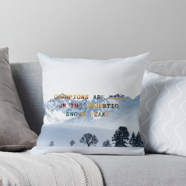Item preview, Champions are Made on the Majestic Snowy Peaks #6 designed and sold by Holy JM Designs.