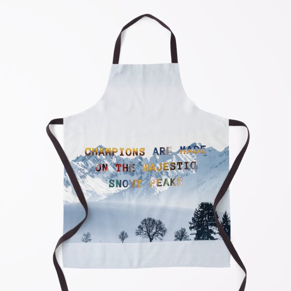 Item preview, Champions are Made on the Majestic Snowy Peaks #6 designed and sold by Holy JM Designs.