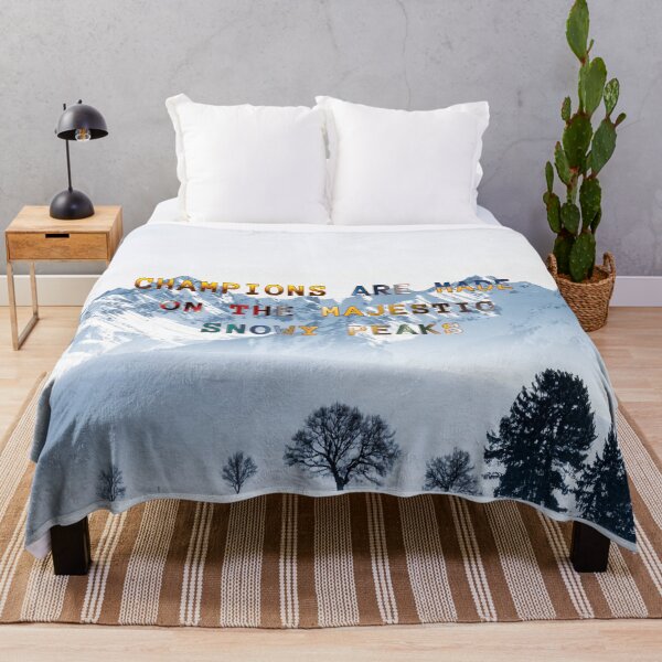 Item preview, Champions are Made on the Majestic Snowy Peaks #6 designed and sold by Holy JM Designs.