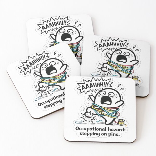 Item preview, The Pin Experience – Funny Sewing Pain Humor Flork Style Design designed and sold by EverStitchStudio ★★★★★.