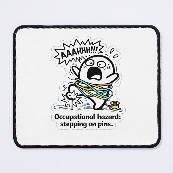 Item preview, The Pin Experience – Funny Sewing Pain Humor Flork Style Design designed and sold by EverStitchStudio ★★★★★.