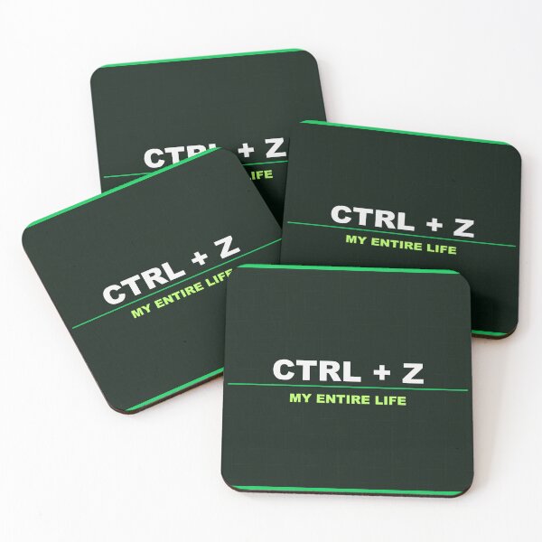 Item preview, Ctrl Z My Entire Life designed and sold by LowKesDesigns.