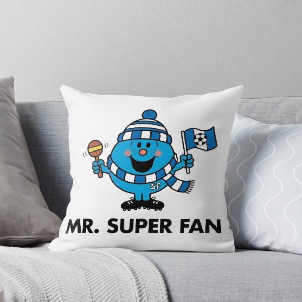 Item preview, Mr. Super Fan Character Fifa World Cup Football Soccer Character Blue Comic Book Cartoon designed and sold by SamiraArts.