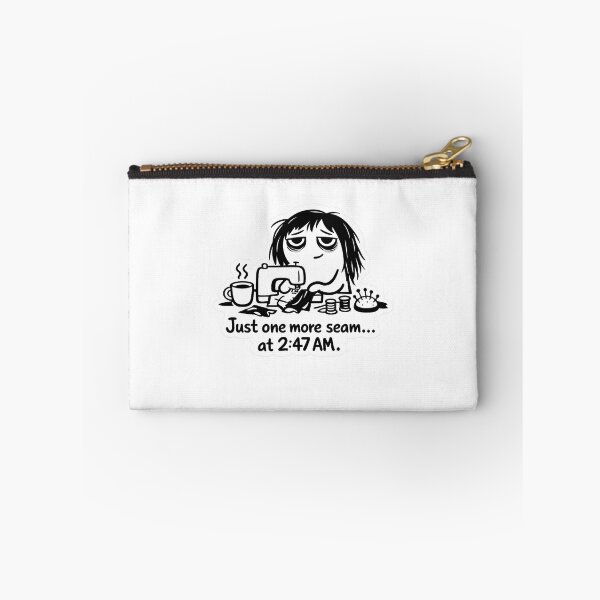 Item preview, Late-Night Sewing – Funny 2AM Seamstress Coffee Addiction Design designed and sold by EverStitchStudio ★★★★★.
